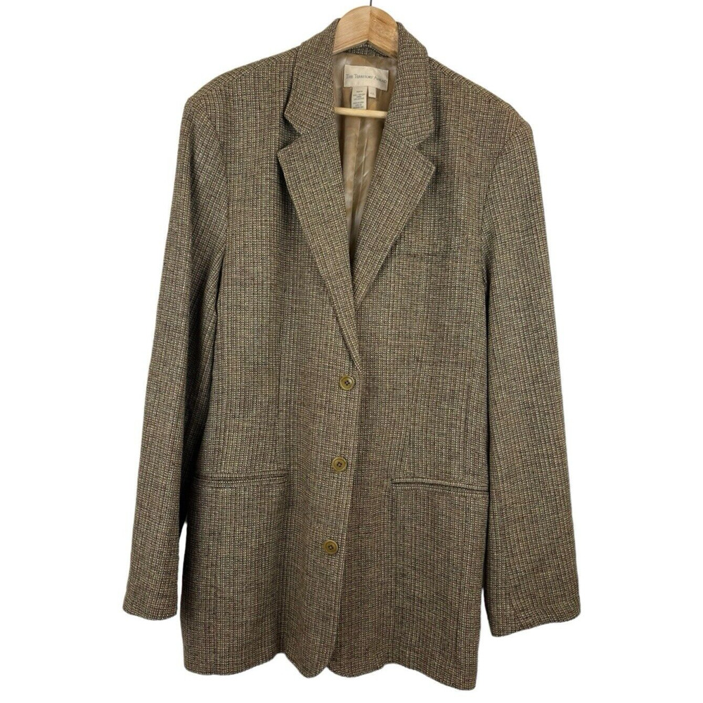 Territory Ahead 100% Silkβ Loose Knit Weave Blazer Sport Coat Men's Size 42L